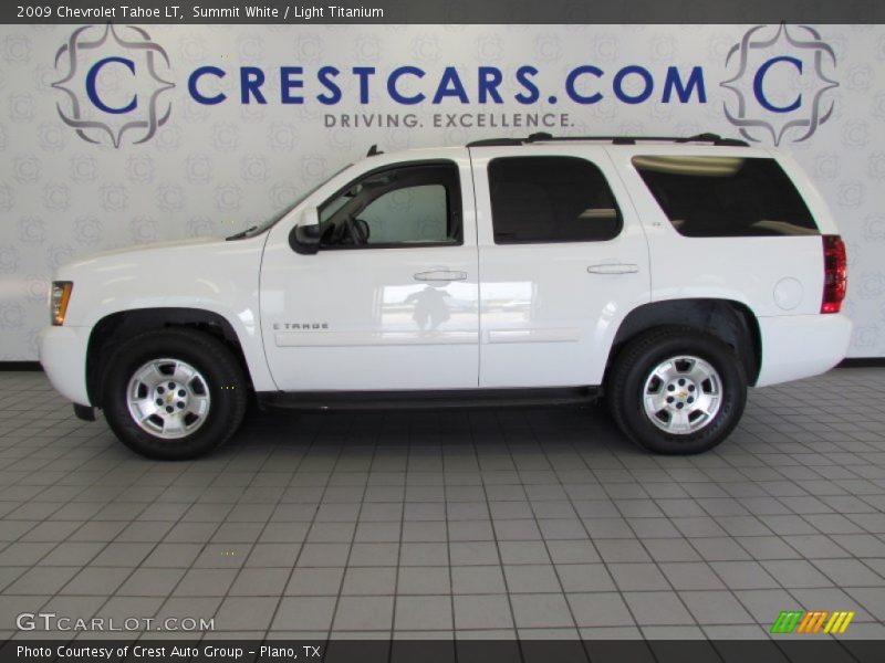 Summit White / Light Titanium 2009 Chevrolet Tahoe LT