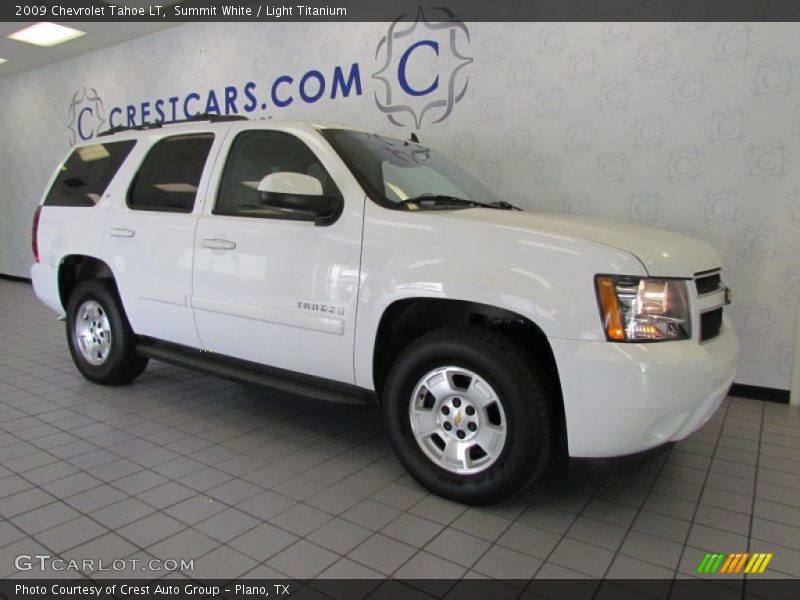 Summit White / Light Titanium 2009 Chevrolet Tahoe LT