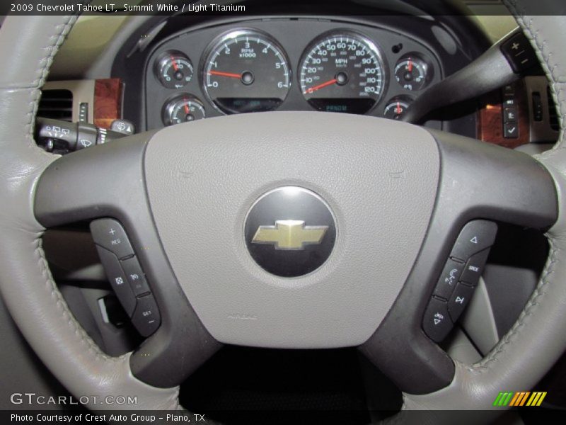 Summit White / Light Titanium 2009 Chevrolet Tahoe LT