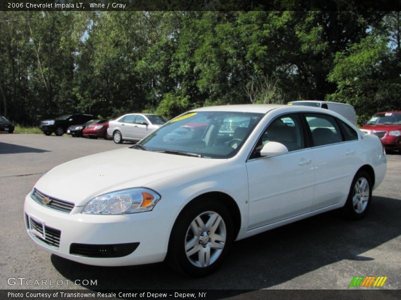 White / Gray 2006 Chevrolet Impala LT