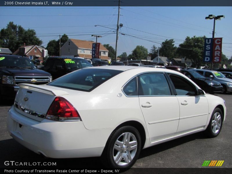 White / Gray 2006 Chevrolet Impala LT