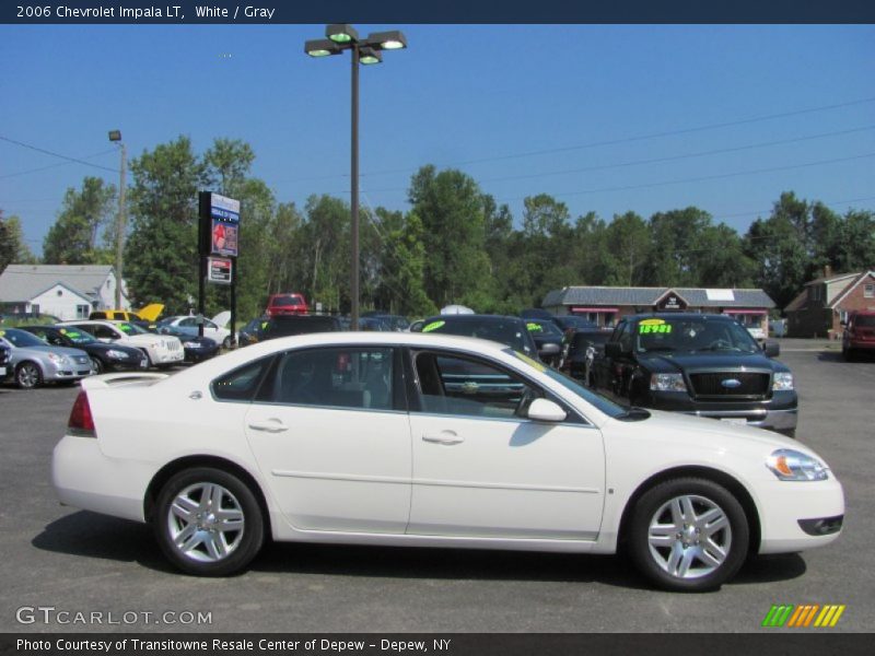 White / Gray 2006 Chevrolet Impala LT