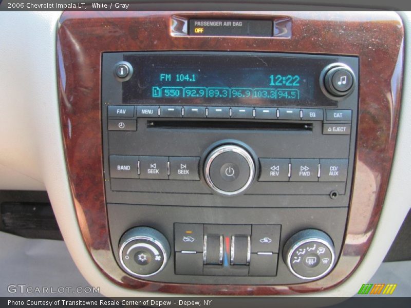 White / Gray 2006 Chevrolet Impala LT