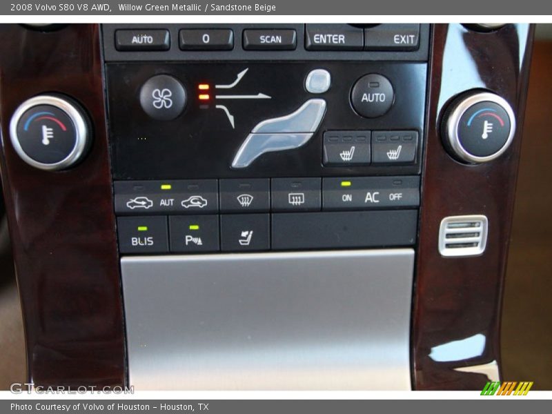 Controls of 2008 S80 V8 AWD