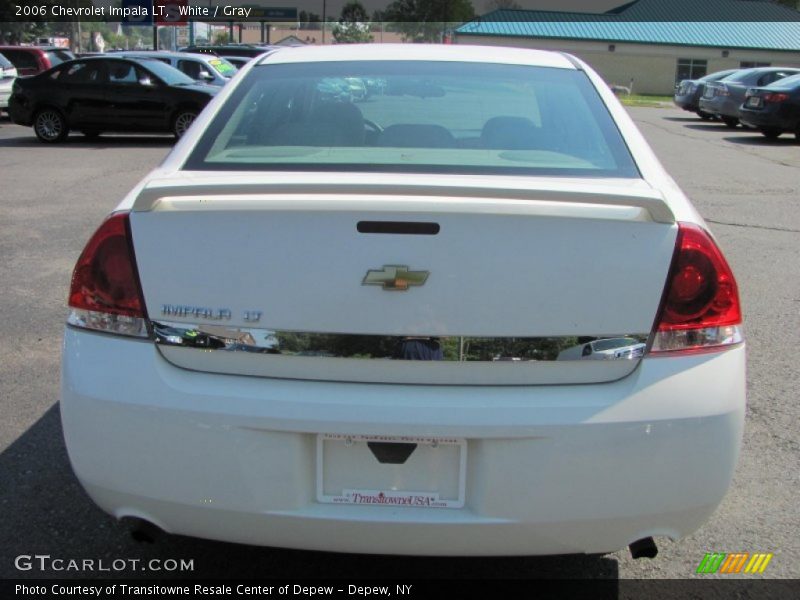 White / Gray 2006 Chevrolet Impala LT