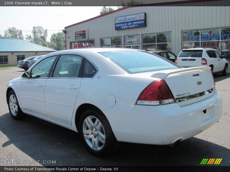 White / Gray 2006 Chevrolet Impala LT