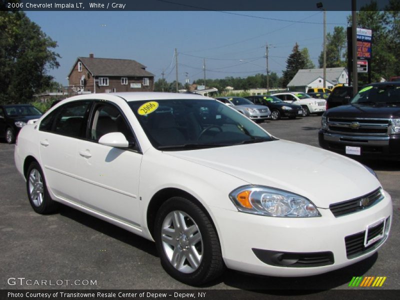 White / Gray 2006 Chevrolet Impala LT
