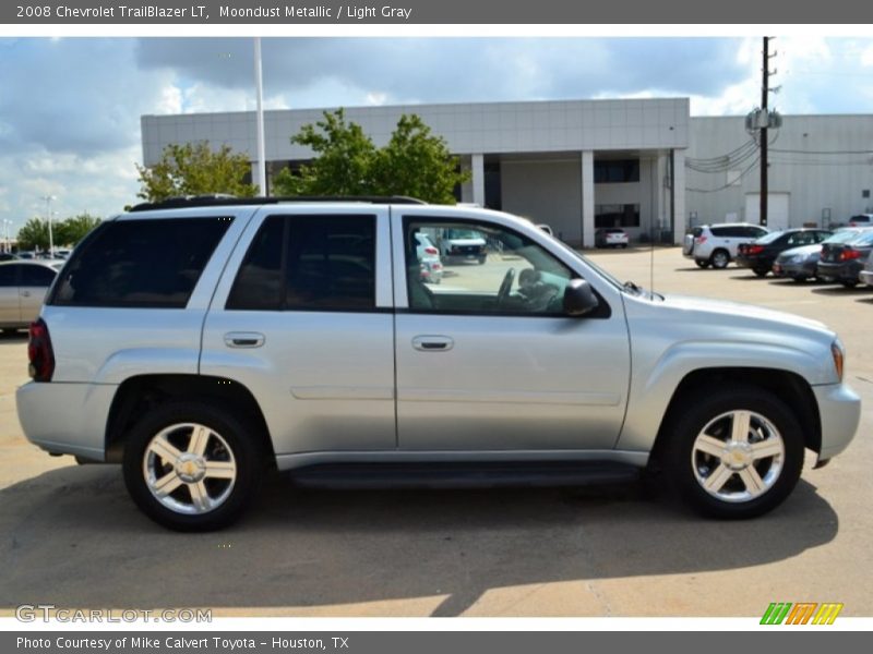 Moondust Metallic / Light Gray 2008 Chevrolet TrailBlazer LT