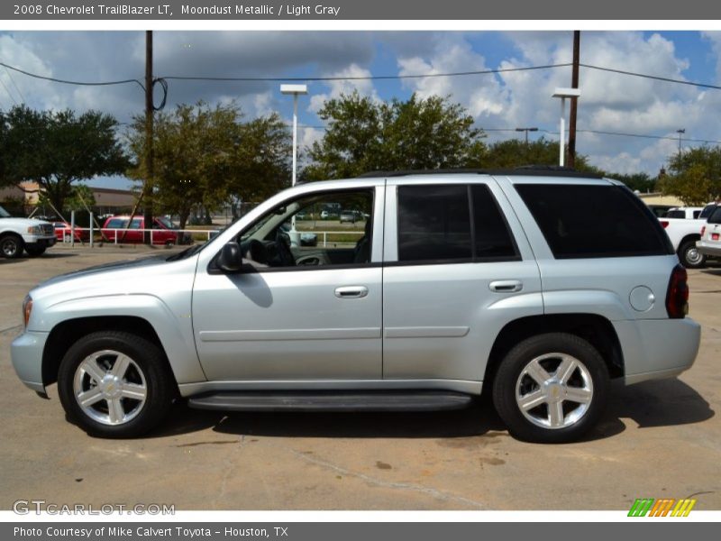 Moondust Metallic / Light Gray 2008 Chevrolet TrailBlazer LT