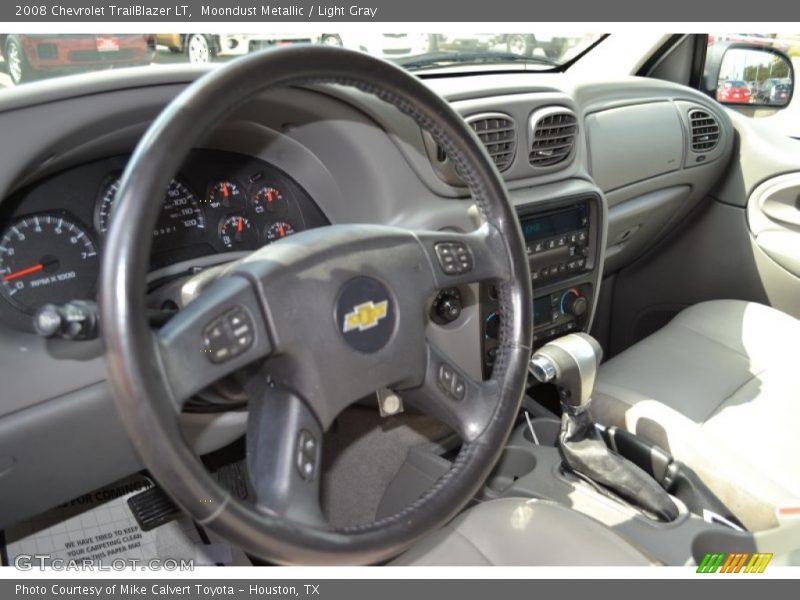 Moondust Metallic / Light Gray 2008 Chevrolet TrailBlazer LT