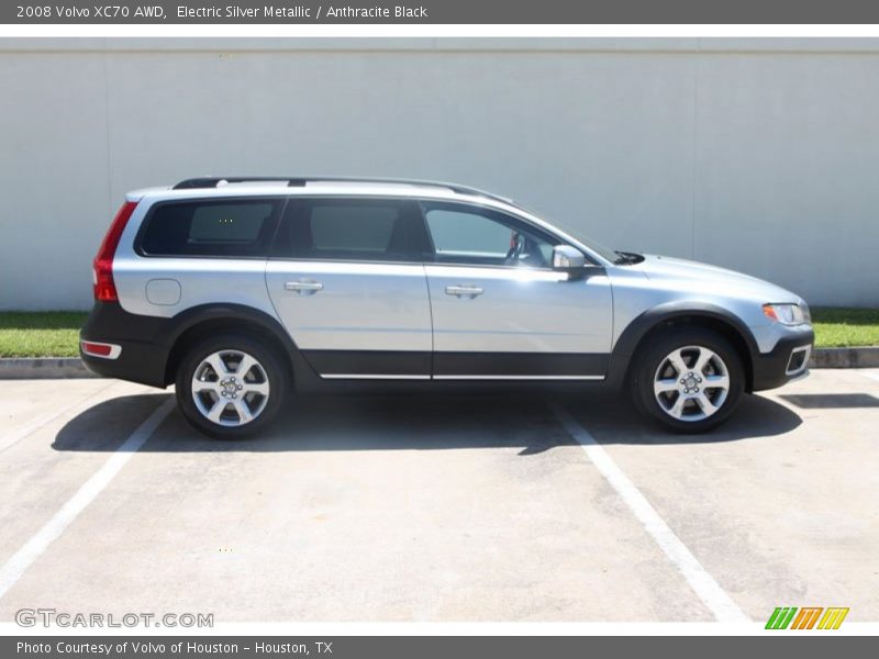 Electric Silver Metallic / Anthracite Black 2008 Volvo XC70 AWD