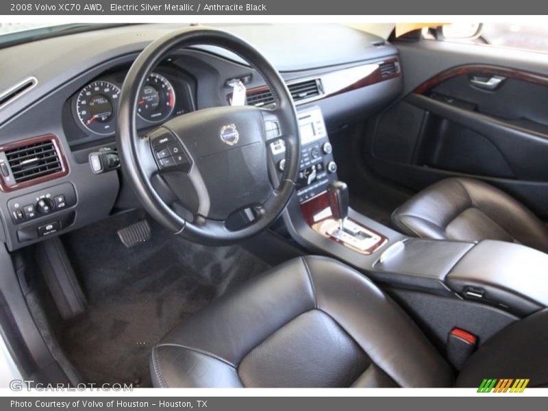 Electric Silver Metallic / Anthracite Black 2008 Volvo XC70 AWD