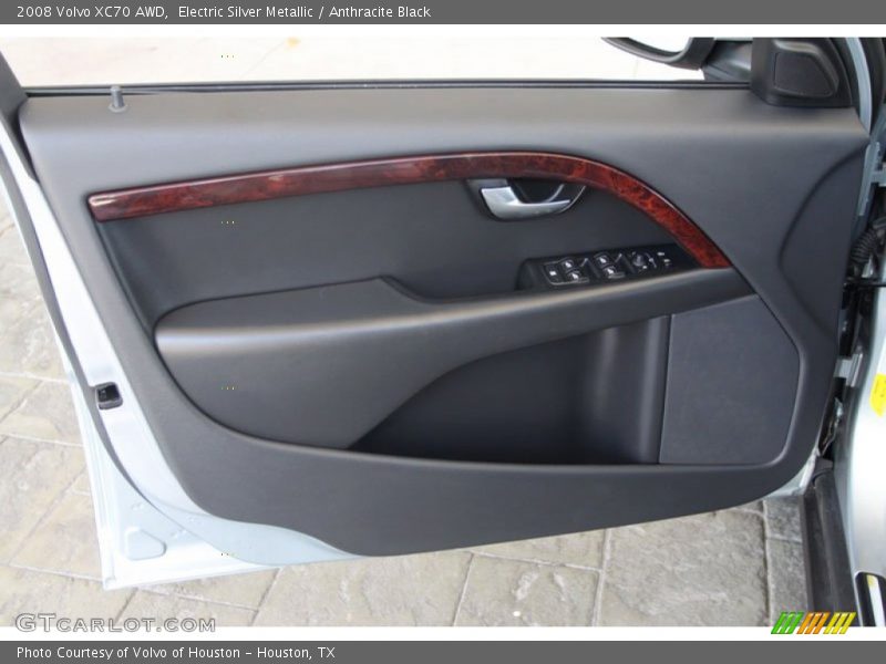Electric Silver Metallic / Anthracite Black 2008 Volvo XC70 AWD