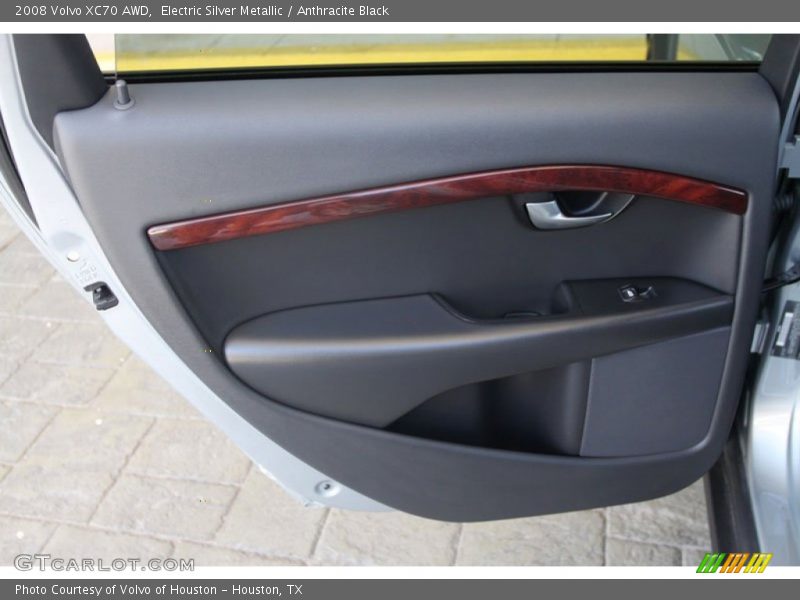Electric Silver Metallic / Anthracite Black 2008 Volvo XC70 AWD