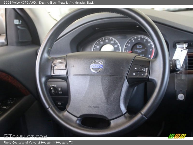 Electric Silver Metallic / Anthracite Black 2008 Volvo XC70 AWD
