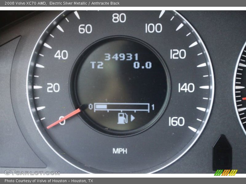 Electric Silver Metallic / Anthracite Black 2008 Volvo XC70 AWD