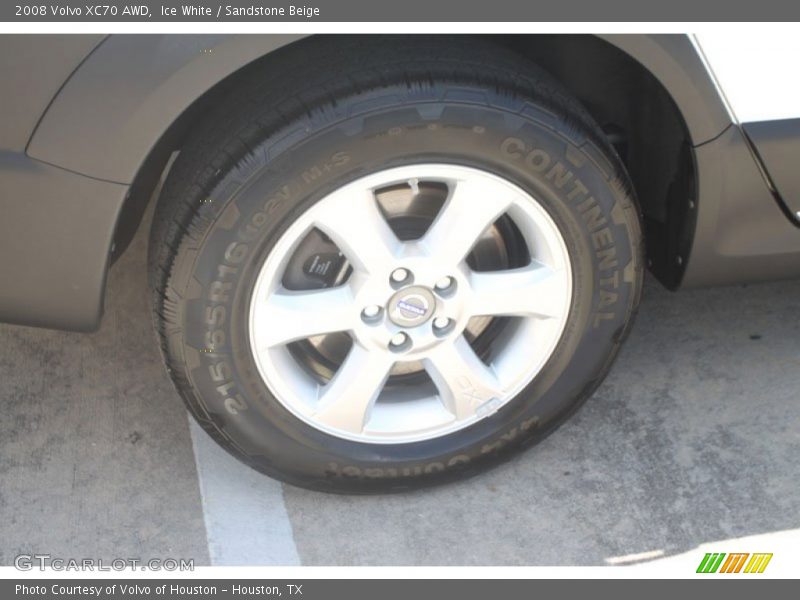 Ice White / Sandstone Beige 2008 Volvo XC70 AWD