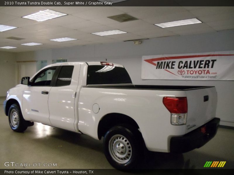 Super White / Graphite Gray 2010 Toyota Tundra Double Cab