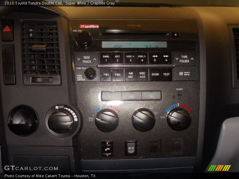 Super White / Graphite Gray 2010 Toyota Tundra Double Cab