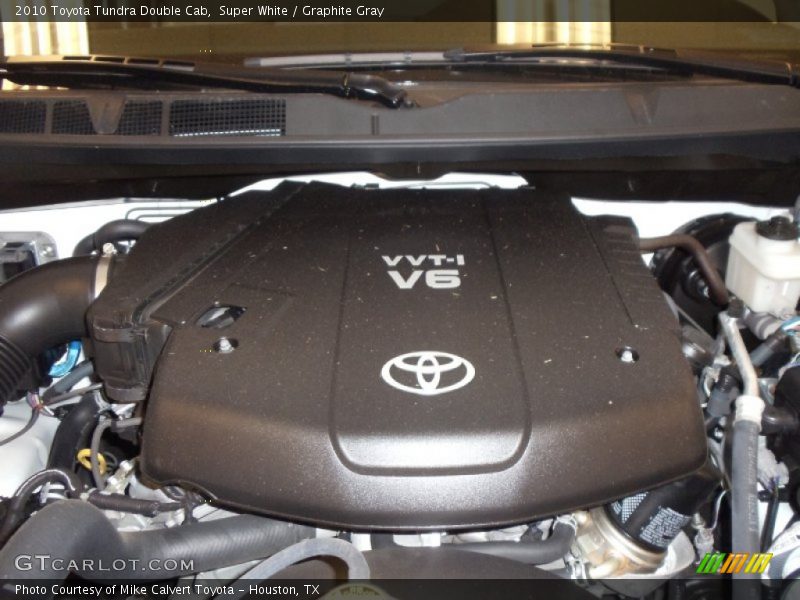 Super White / Graphite Gray 2010 Toyota Tundra Double Cab