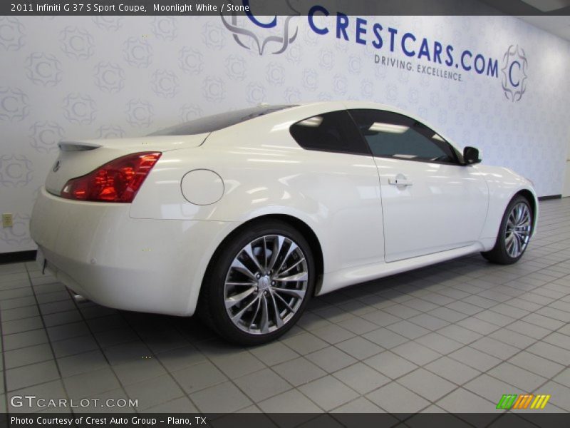 Moonlight White / Stone 2011 Infiniti G 37 S Sport Coupe