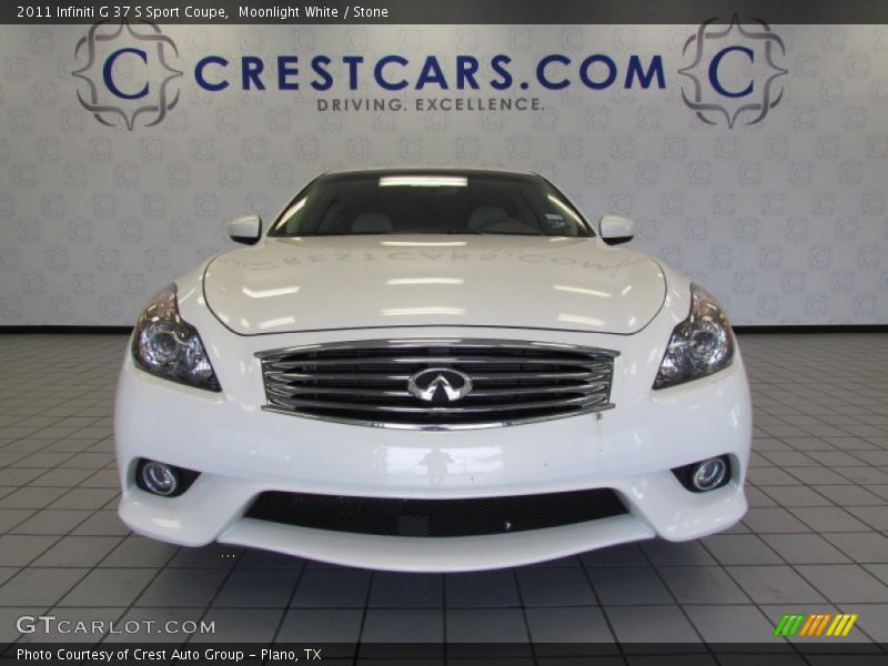 Moonlight White / Stone 2011 Infiniti G 37 S Sport Coupe