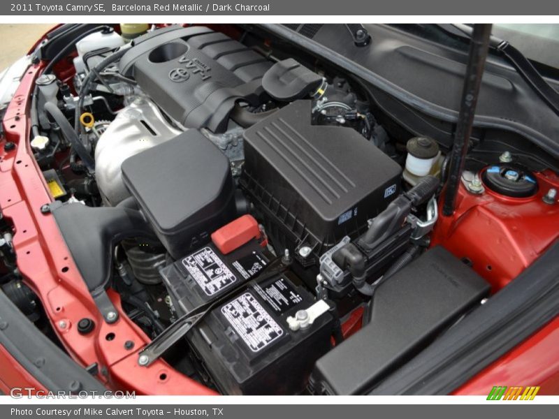 Barcelona Red Metallic / Dark Charcoal 2011 Toyota Camry SE