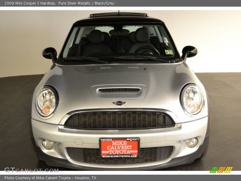 Pure Silver Metallic / Black/Grey 2009 Mini Cooper S Hardtop