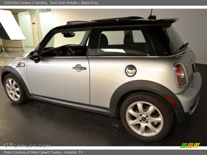 Pure Silver Metallic / Black/Grey 2009 Mini Cooper S Hardtop