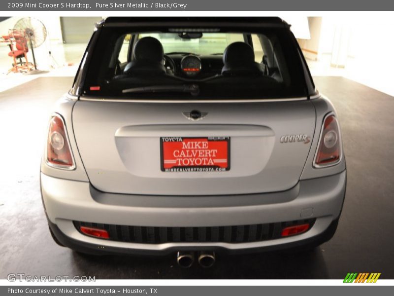 Pure Silver Metallic / Black/Grey 2009 Mini Cooper S Hardtop