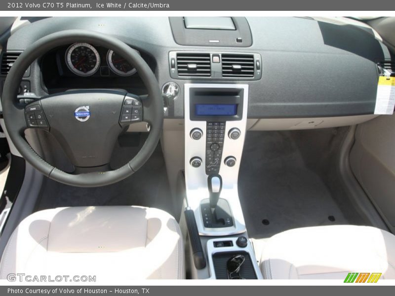 Ice White / Calcite/Umbra 2012 Volvo C70 T5 Platinum