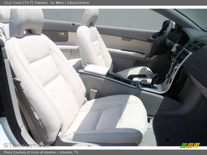 Ice White / Calcite/Umbra 2012 Volvo C70 T5 Platinum
