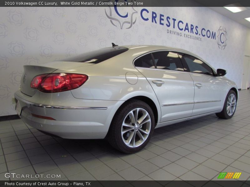 White Gold Metallic / Cornsilk Beige Two Tone 2010 Volkswagen CC Luxury