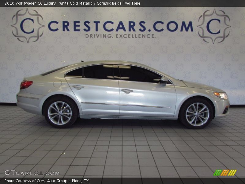 White Gold Metallic / Cornsilk Beige Two Tone 2010 Volkswagen CC Luxury