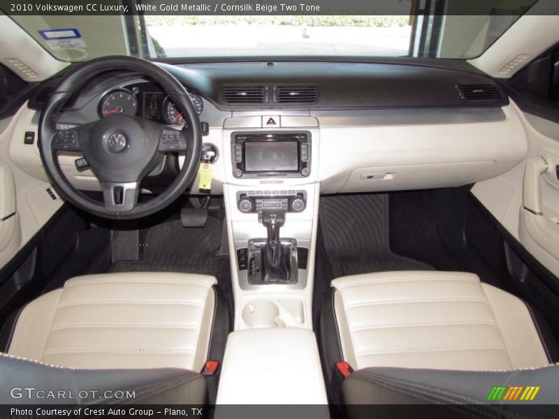White Gold Metallic / Cornsilk Beige Two Tone 2010 Volkswagen CC Luxury