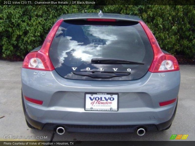 Chameleon Blue Metallic / Off Black/Blonde 2012 Volvo C30 T5