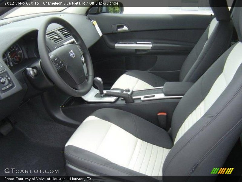  2012 C30 T5 Off Black/Blonde Interior