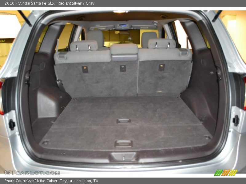 Radiant Silver / Gray 2010 Hyundai Santa Fe GLS