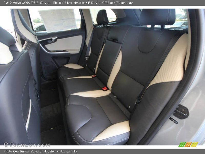  2012 XC60 T6 R-Design R Design Off Black/Beige Inlay Interior