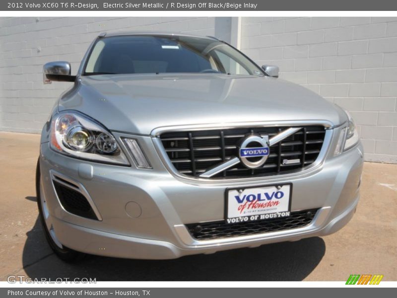 Electric Silver Metallic / R Design Off Black/Beige Inlay 2012 Volvo XC60 T6 R-Design