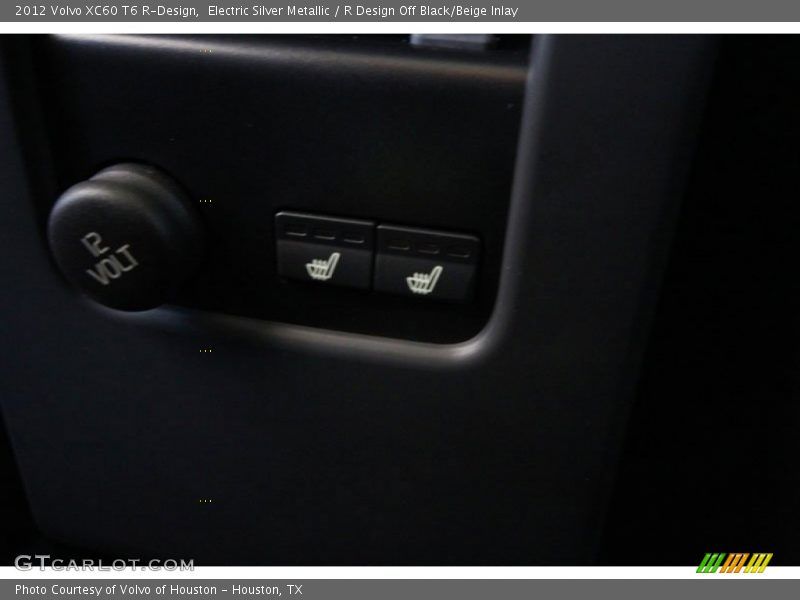 Electric Silver Metallic / R Design Off Black/Beige Inlay 2012 Volvo XC60 T6 R-Design