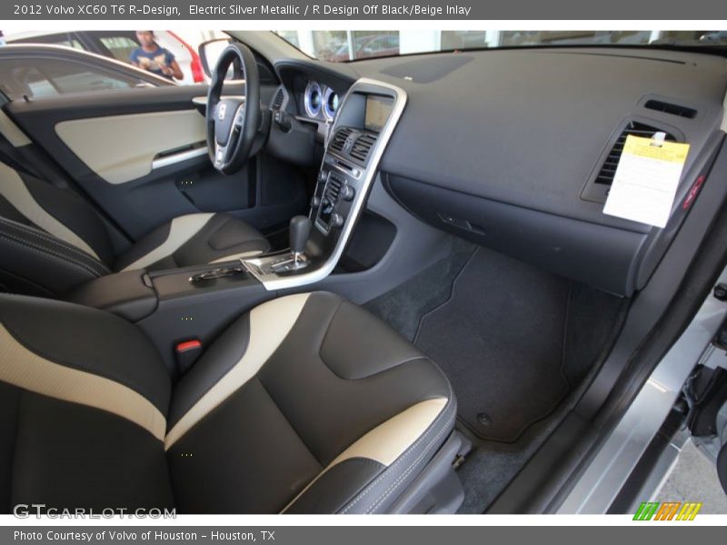  2012 XC60 T6 R-Design R Design Off Black/Beige Inlay Interior
