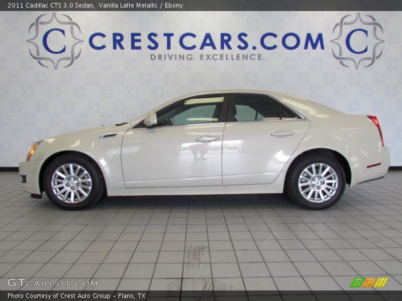 Vanilla Latte Metallic / Ebony 2011 Cadillac CTS 3.0 Sedan