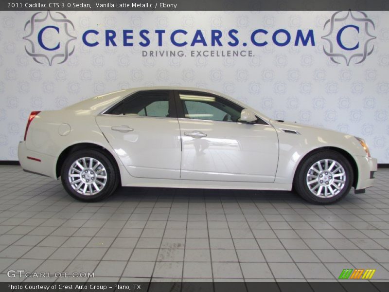 Vanilla Latte Metallic / Ebony 2011 Cadillac CTS 3.0 Sedan