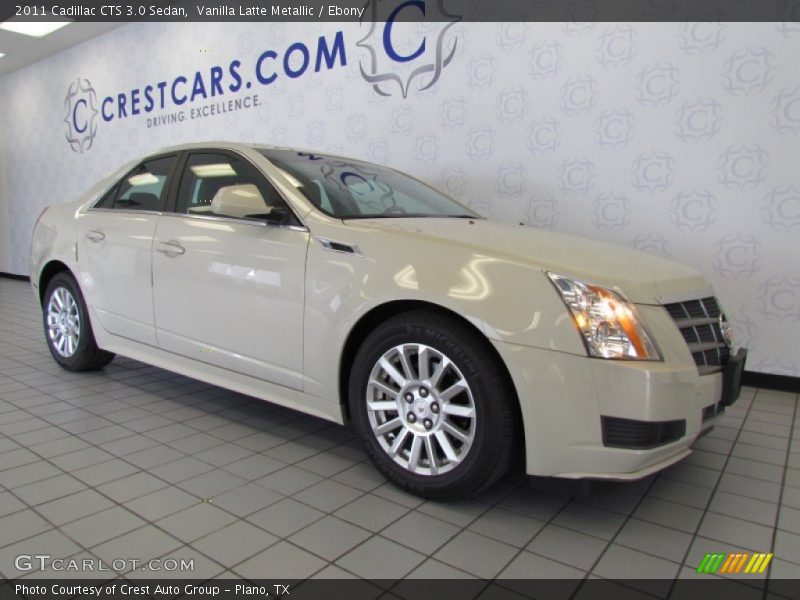 Vanilla Latte Metallic / Ebony 2011 Cadillac CTS 3.0 Sedan