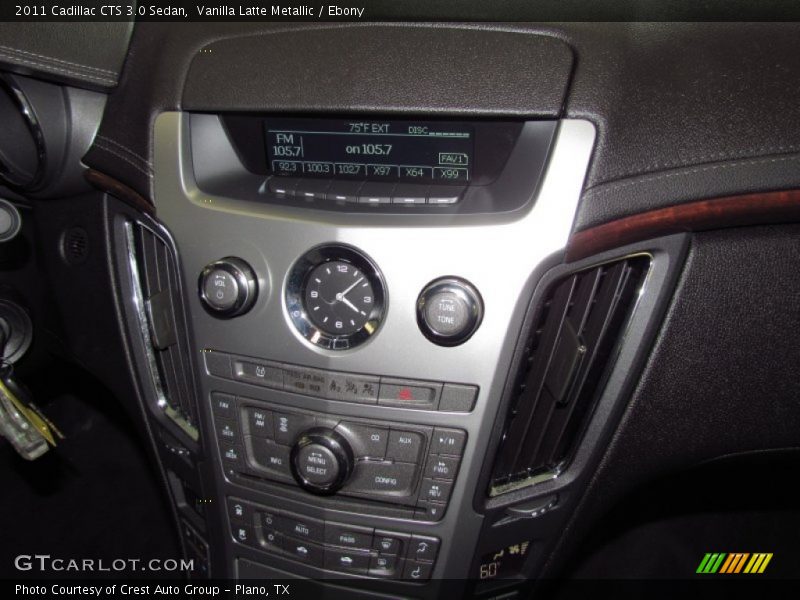 Vanilla Latte Metallic / Ebony 2011 Cadillac CTS 3.0 Sedan