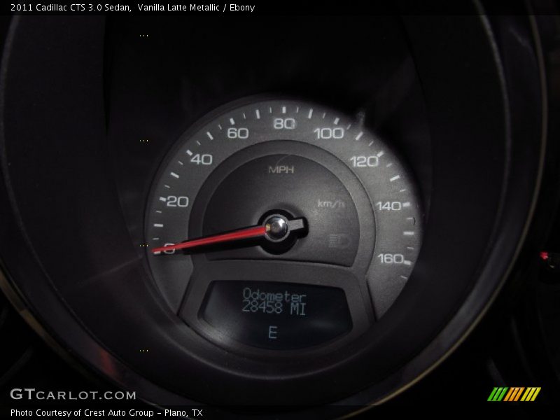 Vanilla Latte Metallic / Ebony 2011 Cadillac CTS 3.0 Sedan