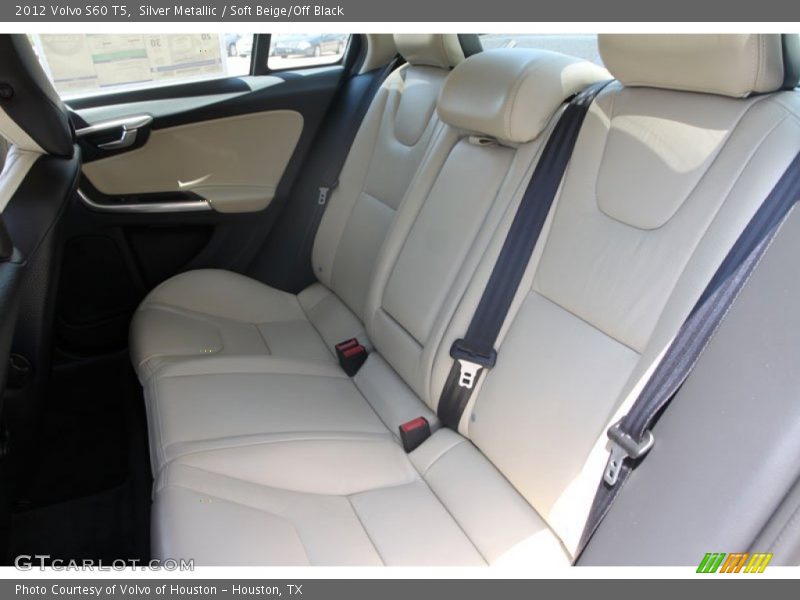Silver Metallic / Soft Beige/Off Black 2012 Volvo S60 T5
