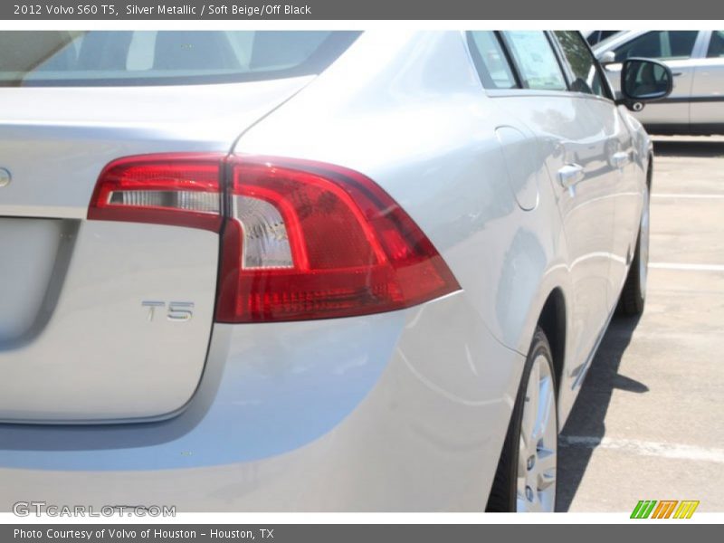 Silver Metallic / Soft Beige/Off Black 2012 Volvo S60 T5