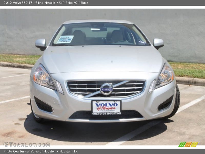 Silver Metallic / Soft Beige/Off Black 2012 Volvo S60 T5